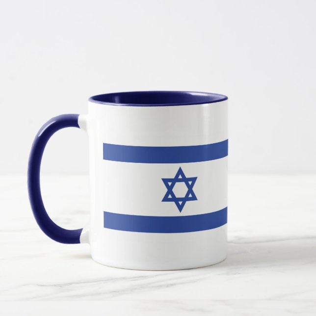 Flagge Israels Tasse (Links)