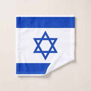 Flagge Israels Waschlappen