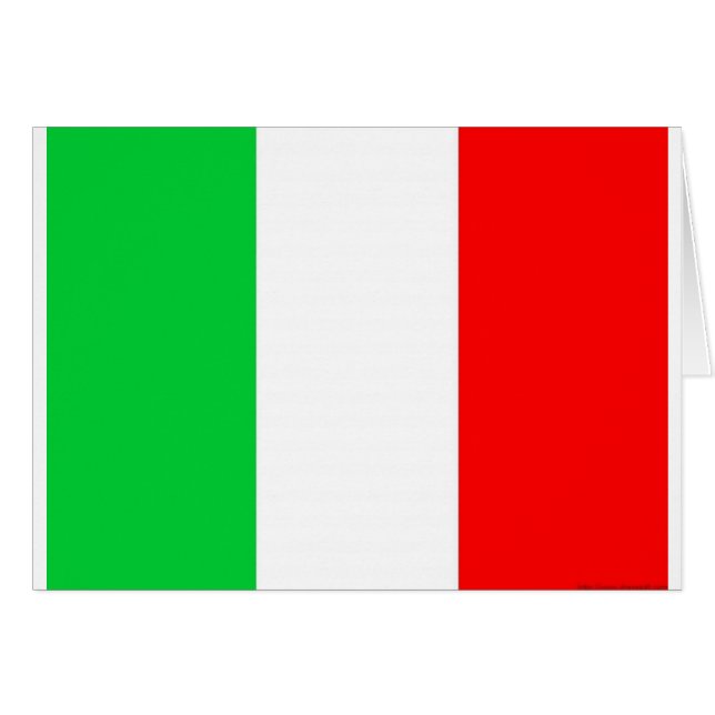 Flagge - Italienische Flagge (Vorderseite (Horizontal))