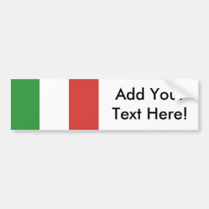 Flagge Italiens Autoaufkleber