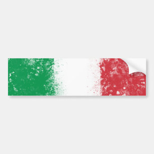 Flagge Italiens Autoaufkleber