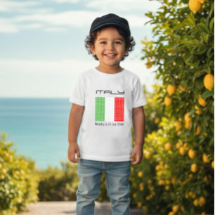 Flagge Italiens Baby T-shirt