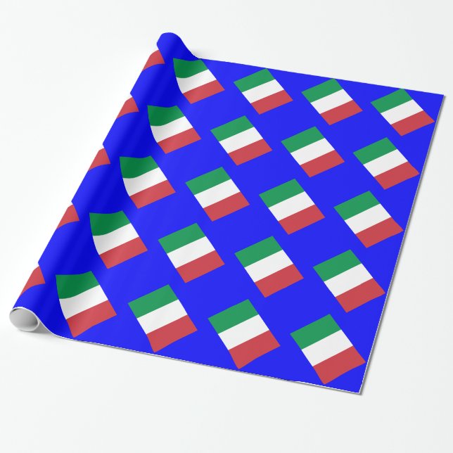 Flagge Italiens Geschenkpapier (Ungerollt)