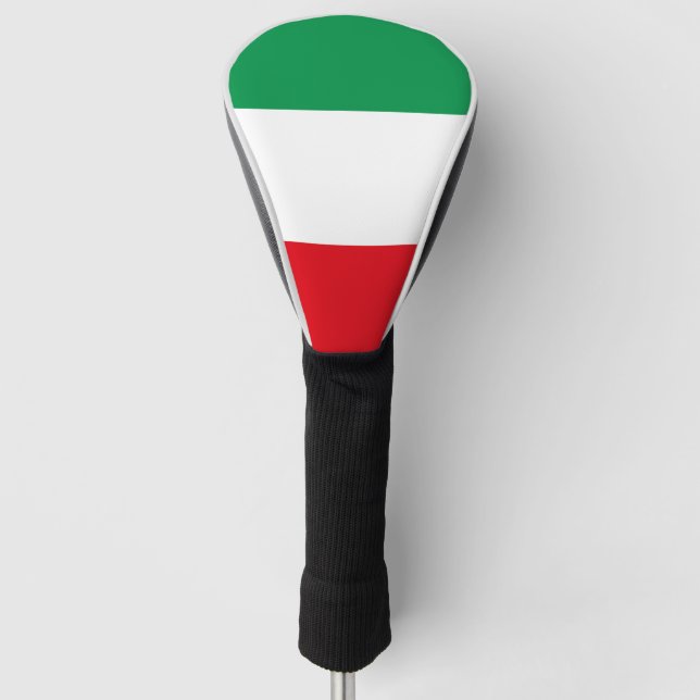 Flagge Italiens Golf Headcover (Vorderseite)