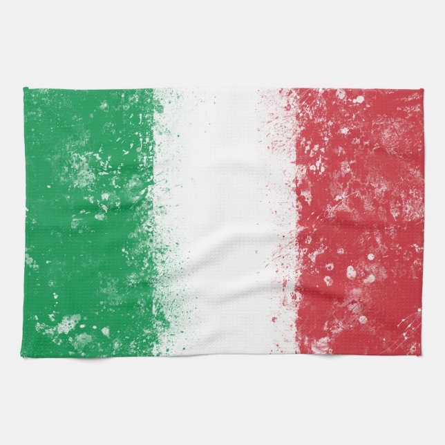 Flagge Italiens Handtuch (Horizontal)