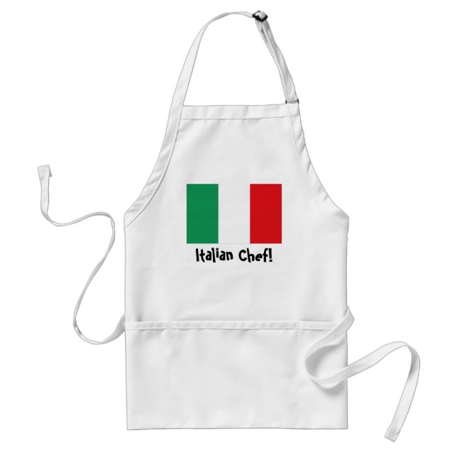Flagge Italiens italienische Kochs-Schürze Schürze (Vorne)