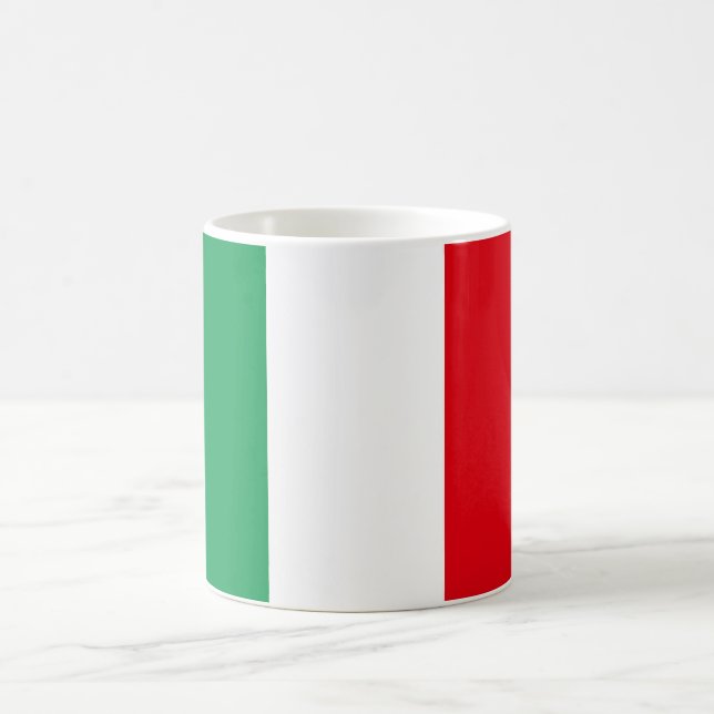 Flagge Italiens Kaffeetasse (Mittel)