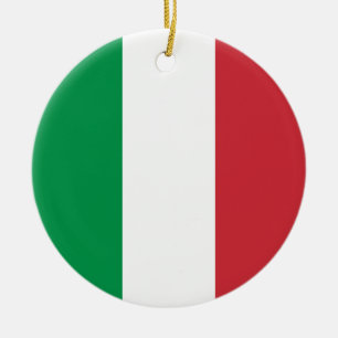 Flagge Italiens Keramik Ornament