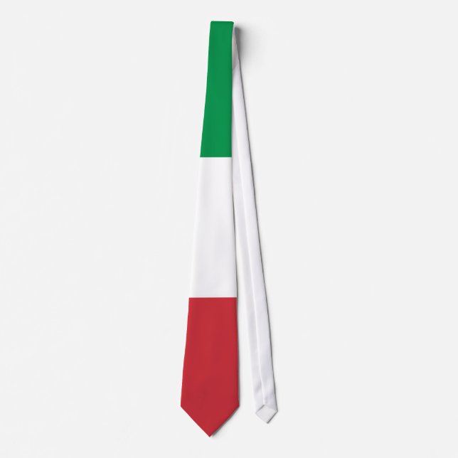 Flagge Italiens Krawatte (Vorderseite)