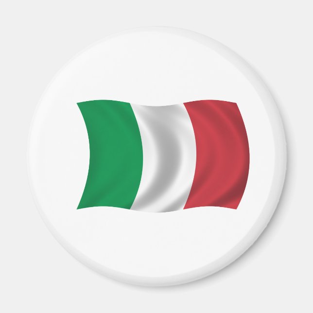 Flagge Italiens Magnet (Vorne)