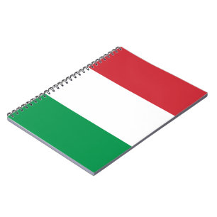 Flagge Italiens Notizblock