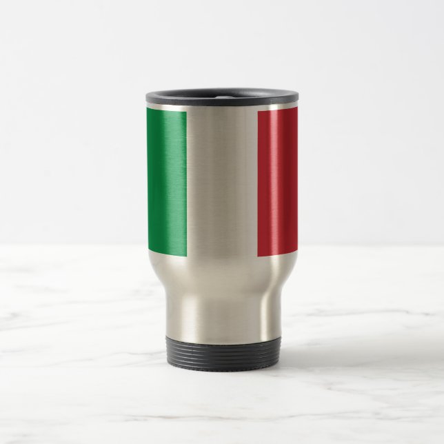 Flagge Italiens Reisebecher (Mittel)