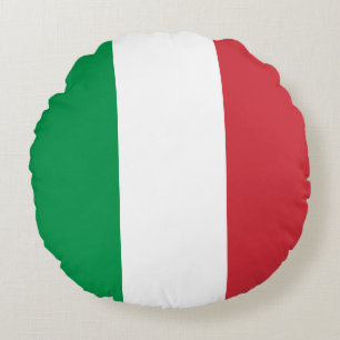 Flagge Italiens Rundes Kissen