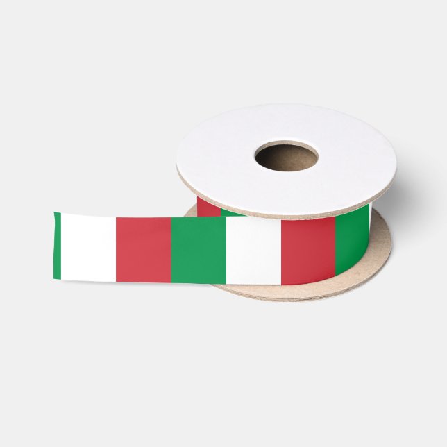 Flagge Italiens Satinband (Spule)