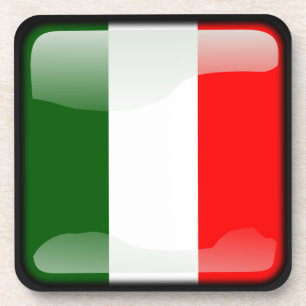 Flagge Italiens Untersetzer
