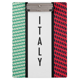 Flagge Italiens Zwischenablage Klemmbrett
