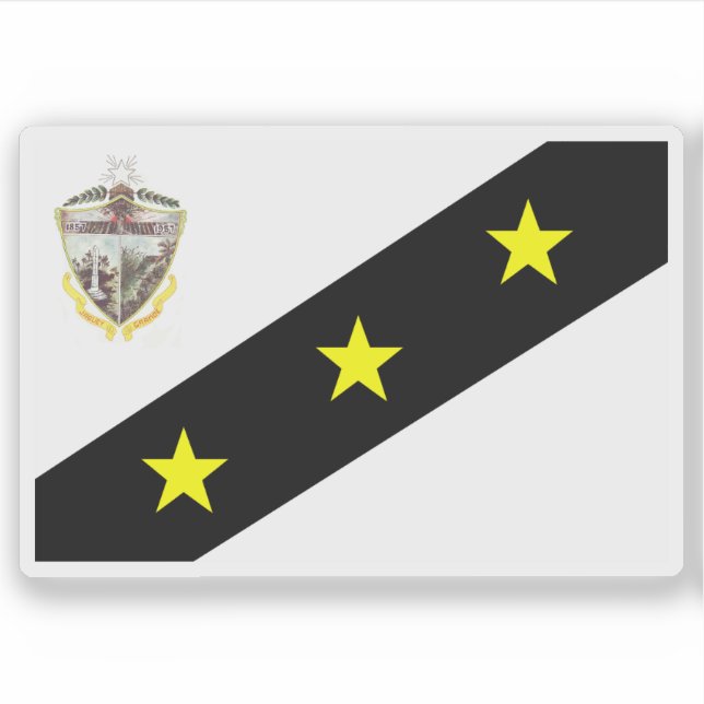 Flagge Jagüey Grande, Kuba Aufkleber (Vorderseite)