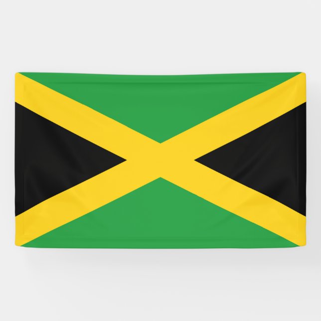 Flagge Jamaikas Banner (Horizontal)