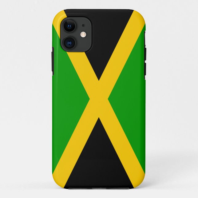Flagge Jamaikas Case-Mate iPhone Hülle (Rückseite)