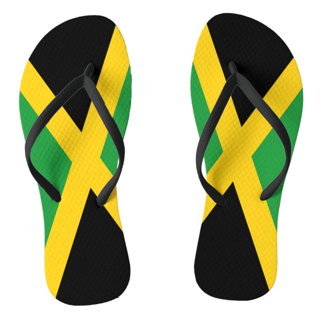 Flagge Jamaikas Flip Flops (Fußbett)