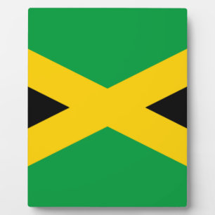 Flagge Jamaikas Fotoplatte