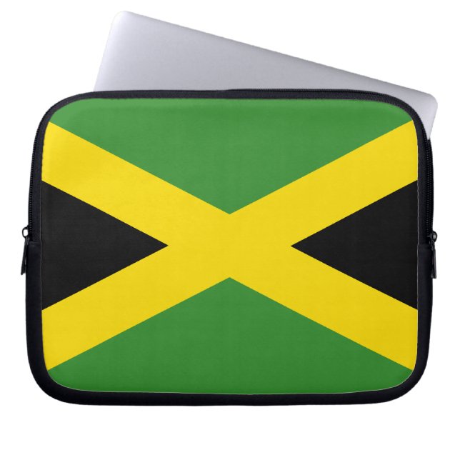 Flagge Jamaikas Laptopschutzhülle (Vorderseite)