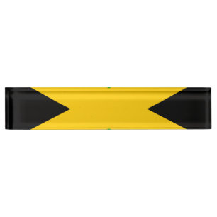 Flagge Jamaikas Namensplakette