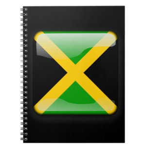 Flagge Jamaikas Notizblock