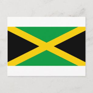Flagge Jamaikas Postkarte
