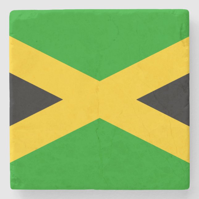 Flagge Jamaikas Steinuntersetzer (Vorderseite)