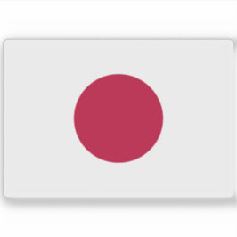 Flagge Japans Aufkleber