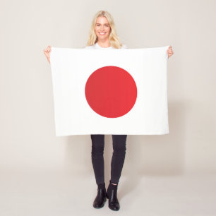 Flagge Japans Fleecedecke
