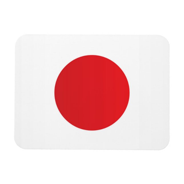 Flagge Japans Magnet (Horizontal)