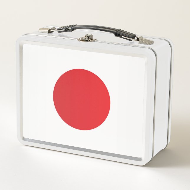 Flagge Japans Metall Brotdose (Vorderseite)