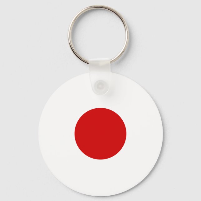 Flagge Japans Schlüsselanhänger (Vorderseite)