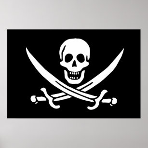 Flagge Jolly Roger Poster