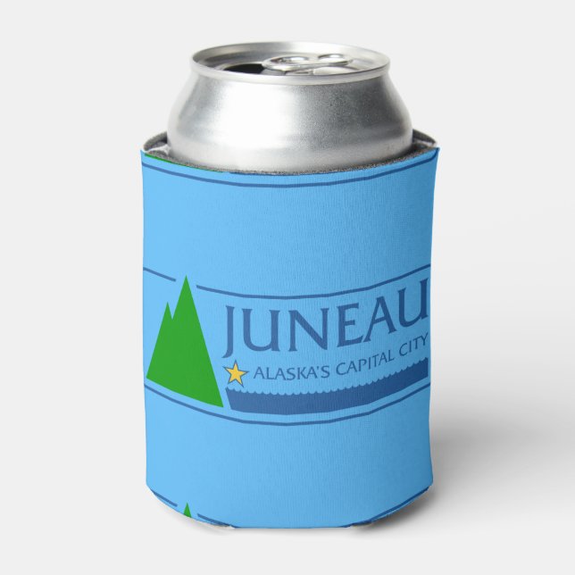 Flagge Juneau, Alaska Can Cooler Dosenkühler (Kanne Vorderseite)