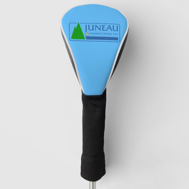 Flagge Juneau, Alaska Golf Head Cover Golf Headcover (Vorderseite)