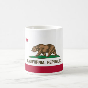 Flagge Kaliforniens Kaffeetasse