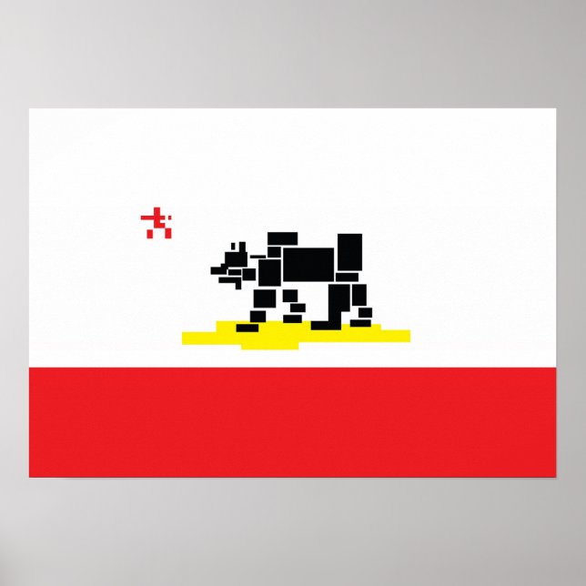 Flagge Kaliforniens Poster (Vorne)