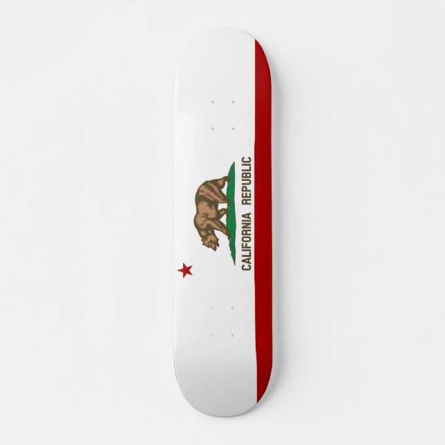 Flagge Kaliforniens Skateboard (Vorne)