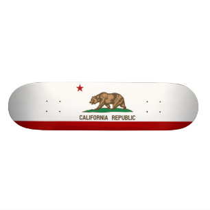 Flagge Kaliforniens Skateboard