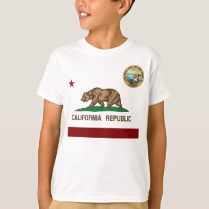 Flagge Kaliforniens T-Shirt