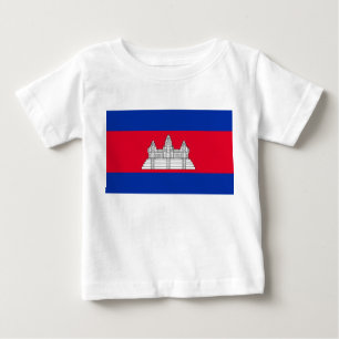 Flagge Kambodschas Baby T-shirt