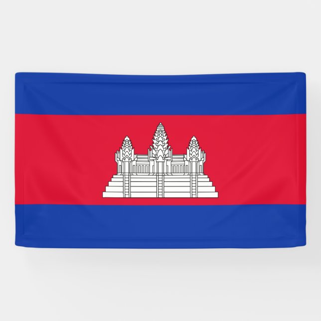 Flagge Kambodschas Banner (Horizontal)