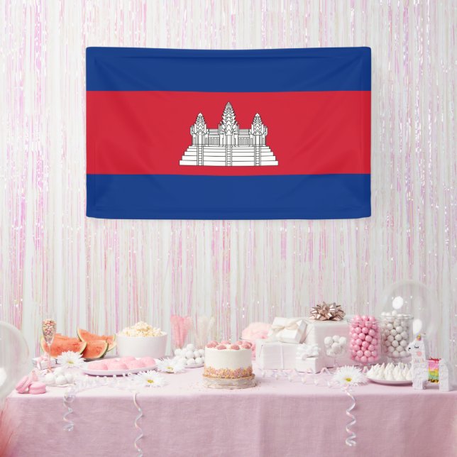 Flagge Kambodschas Banner (Party)
