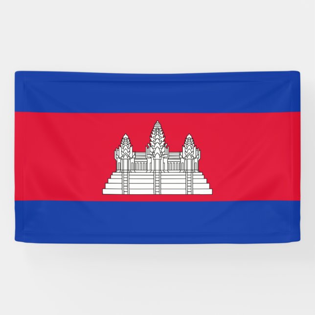 Flagge Kambodschas Banner (Horizontal)
