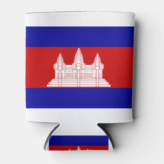 Flagge Kambodschas Dosenkühler (Vorderseite)