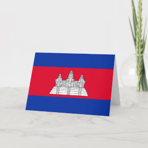 Flagge Kambodschas Karte