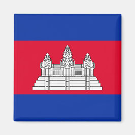 Flagge Kambodschas Magnet
